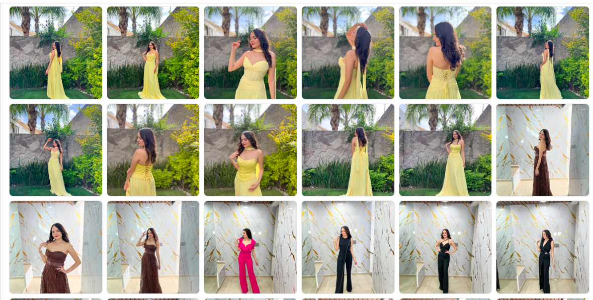 Vestido amarillo elegante