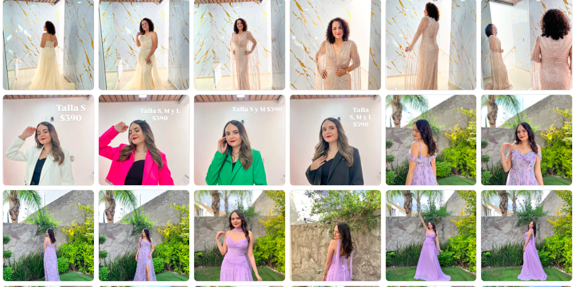 Variedad de estilos plus size